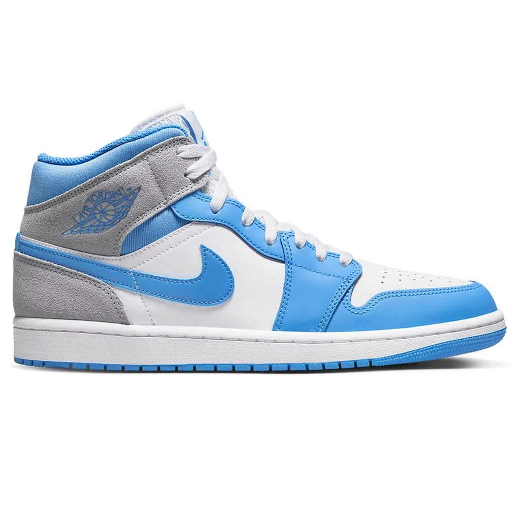 商品Jordan|Air Jordan 1 Mid University Blue Grey,价格¥2199,第1张图片