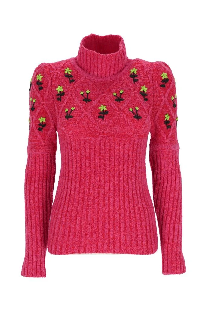 商品CORMIO|Cormio Oma Floral Embroidery Turtleneck Sweater,价格¥2590,第1张图片