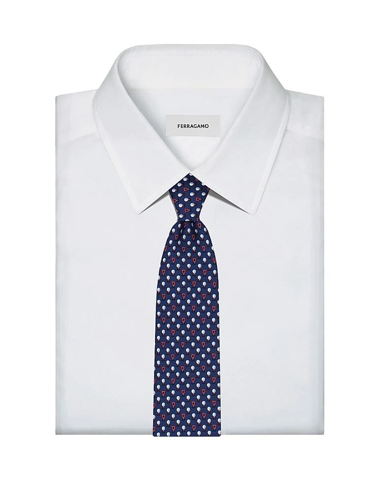 商品Salvatore Ferragamo|Albatross Golf Silk Tie,价格¥1771,第2张图片详细描述