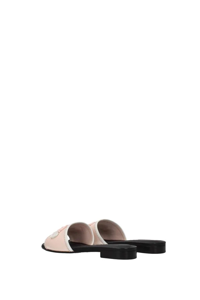 商品Salvatore Ferragamo|Slippers and clogs rhodes Leather Pink,价格¥2181,第4张图片详细描述