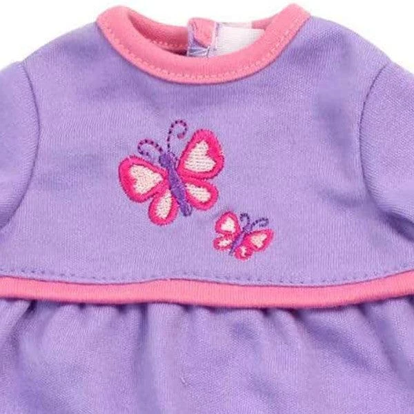 商品Teamson|Sophia’s Long Sleeve Butterfly Bodysuit for 15" Dolls, Lavender,价格¥183,第4张图片详细描述