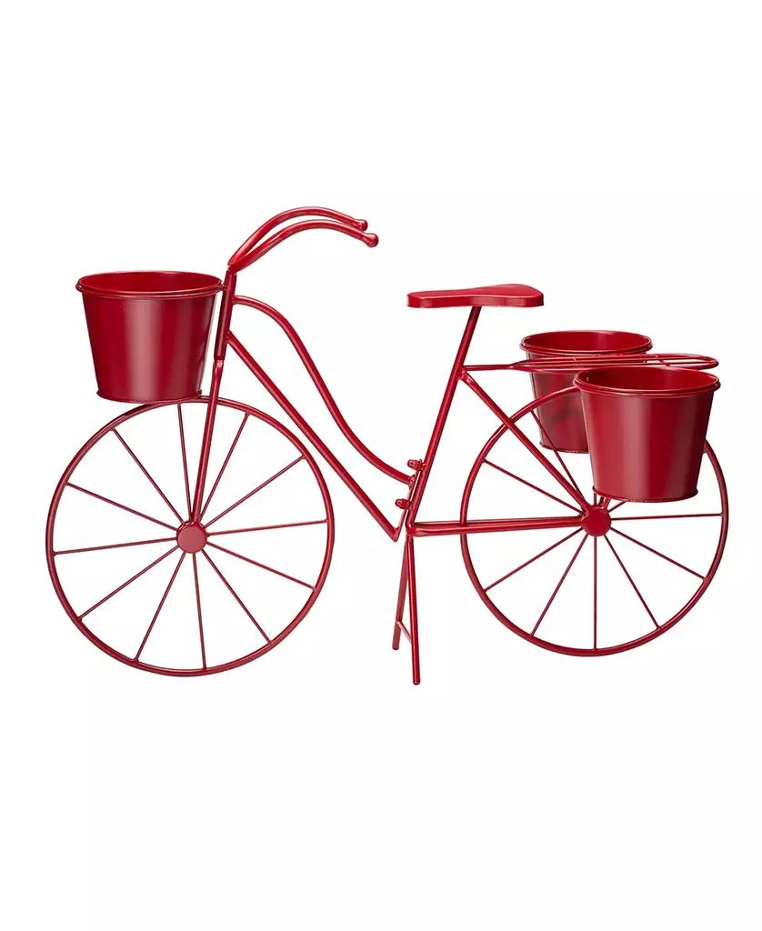 商品Glitzhome|Oversized Metal Bicycle Plant Stand,价格¥754,第2张图片详细描述