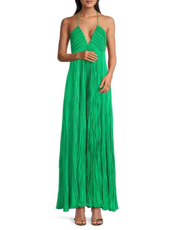 open lace back dress Generation Kiss Mesh Plunging Side Slit Maxi Dress main image 1