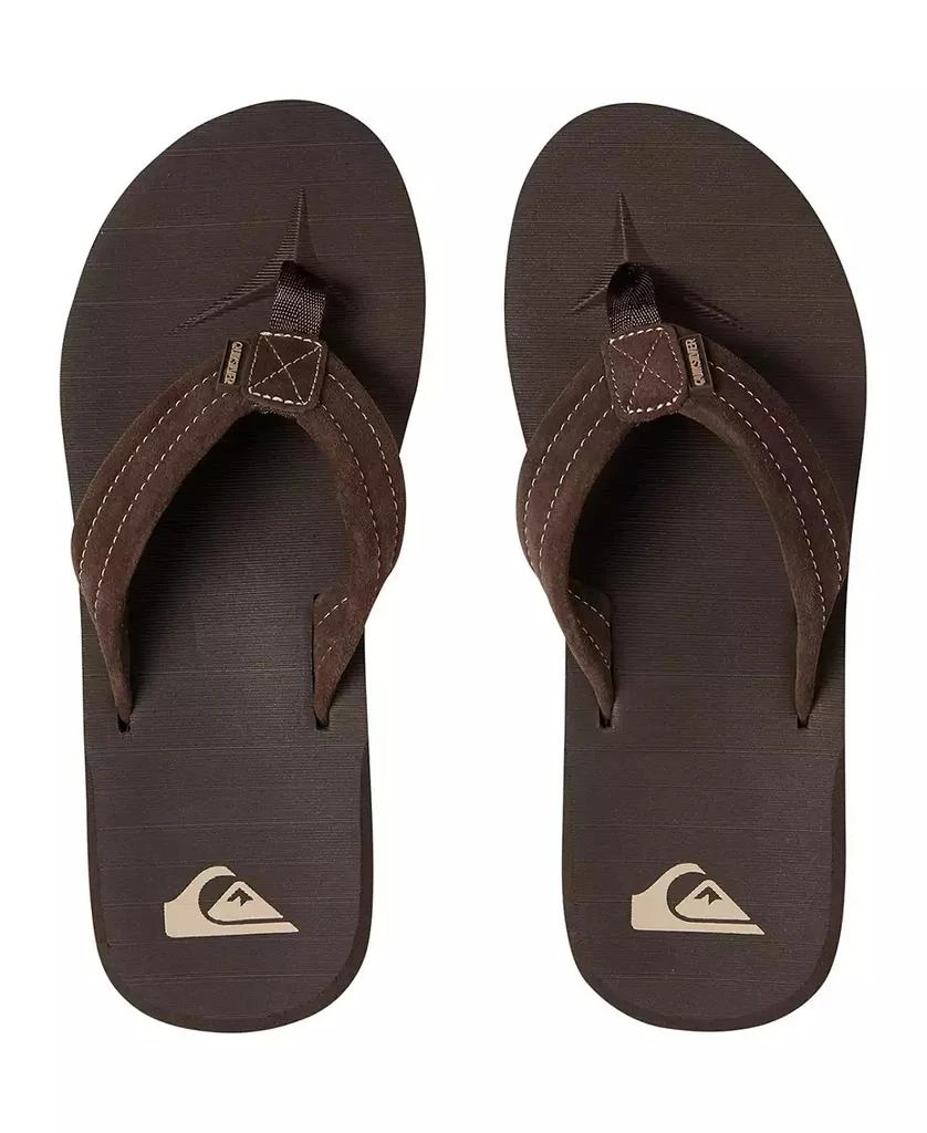 商品Quiksilver|Men's Carver Suede Flip Flops,价格¥186,第4张图片详细描述