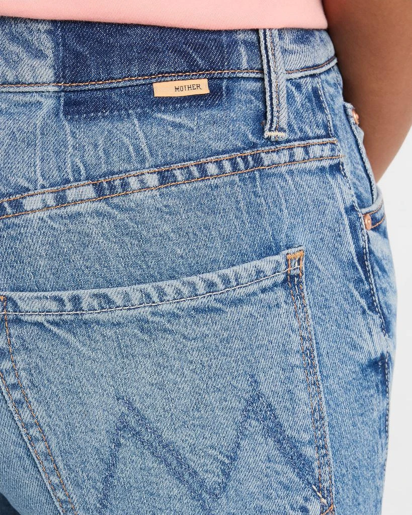 商品MOTHER|Lil' Mid-Rise Tunnel Vision Sneak Jeans,价格¥2061,第5张图片详细描述