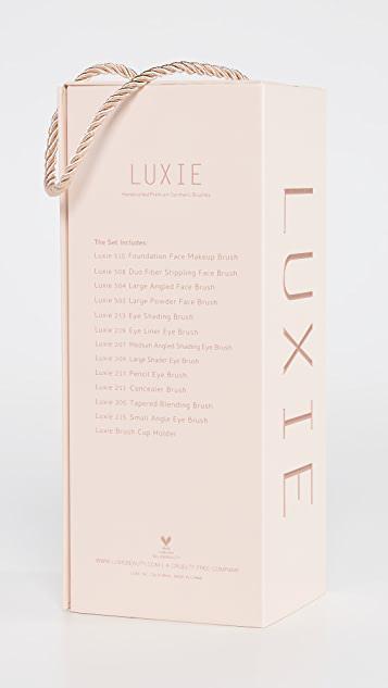 商品Luxie|Luxie 标志性玫瑰金化妆刷套装,价格¥914,第7张图片详细描述