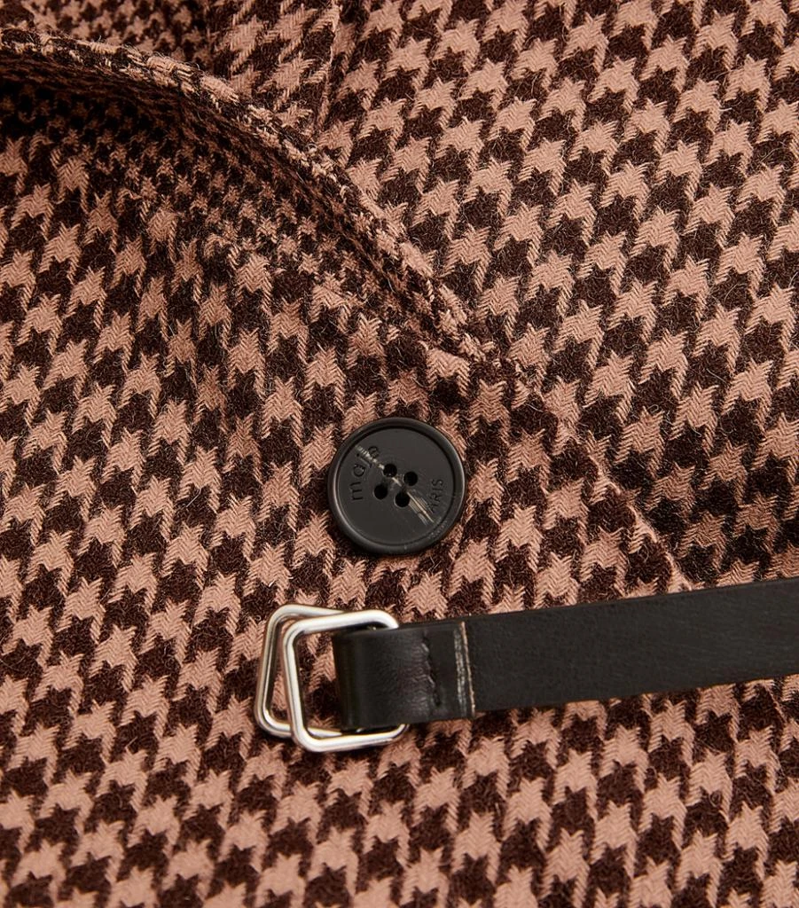 商品Maje|Houndstooth Belted Blazer,价格¥5592,第5张图片详细描述