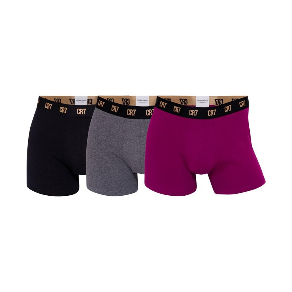 Cristiano Ronaldo Men's Trunk, Pack of 3商品第1张图片规格展示