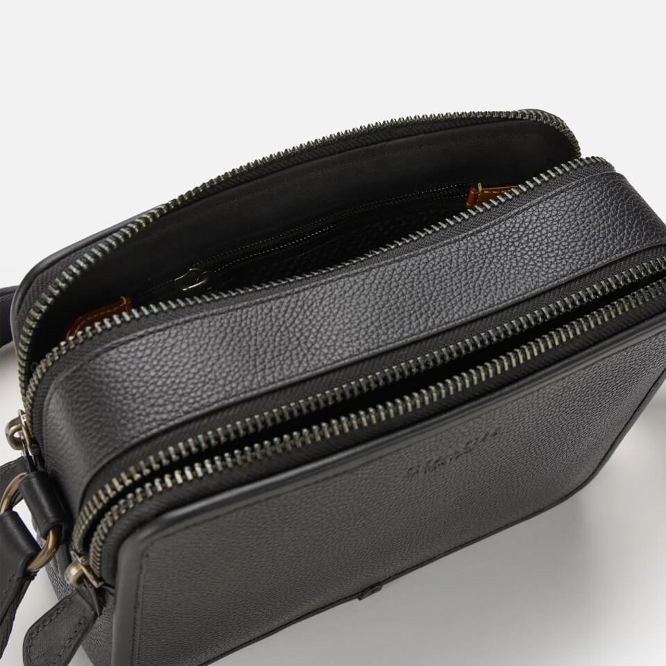 商品Coach|Coach Men's Charter Crossbody Bag 24 In Pebble Leather - Black,价格¥2515,第5张图片详细描述