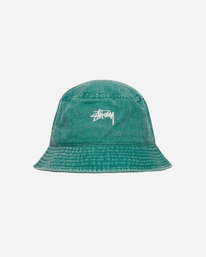 Washed Stock Bucket Hat Green商品第2张图片规格展示