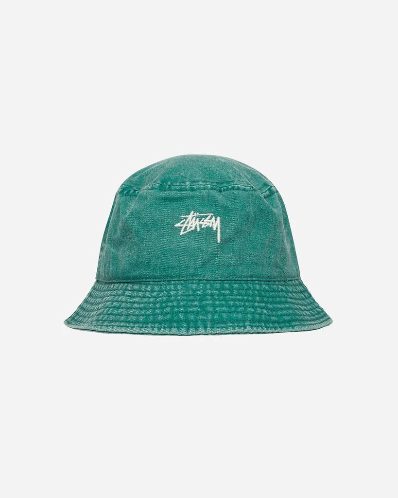 商品STUSSY|Washed Stock Bucket Hat Green,价格¥332,第2张图片详细描述