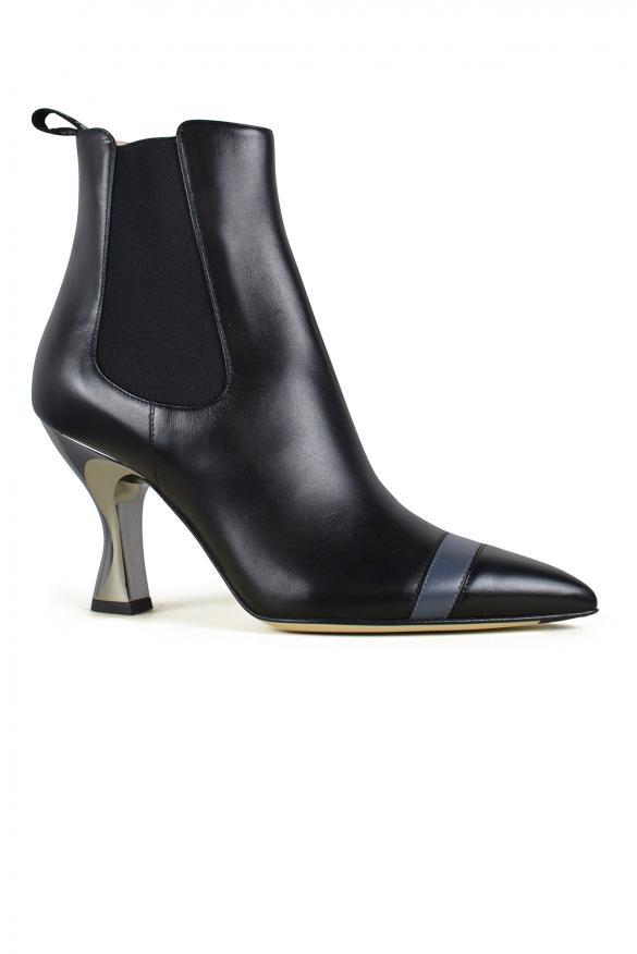 商品Fendi|Black nappa leather boots - Shoe size: 35,价格¥3749,第4张图片详细描述