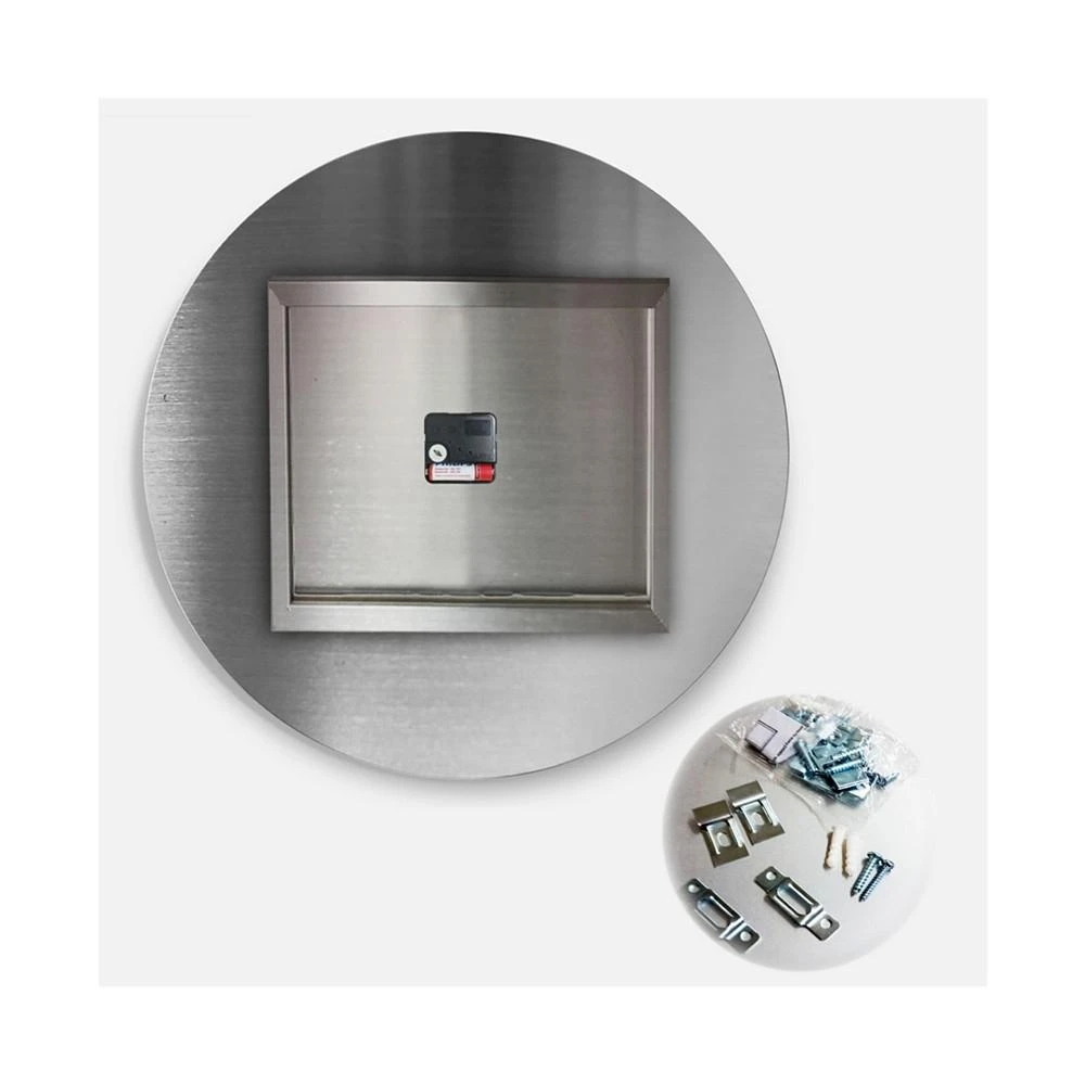 商品Designart|Posh and Luxe Oversized Metal Wall Clock,价格¥1495,第4张图片详细描述
