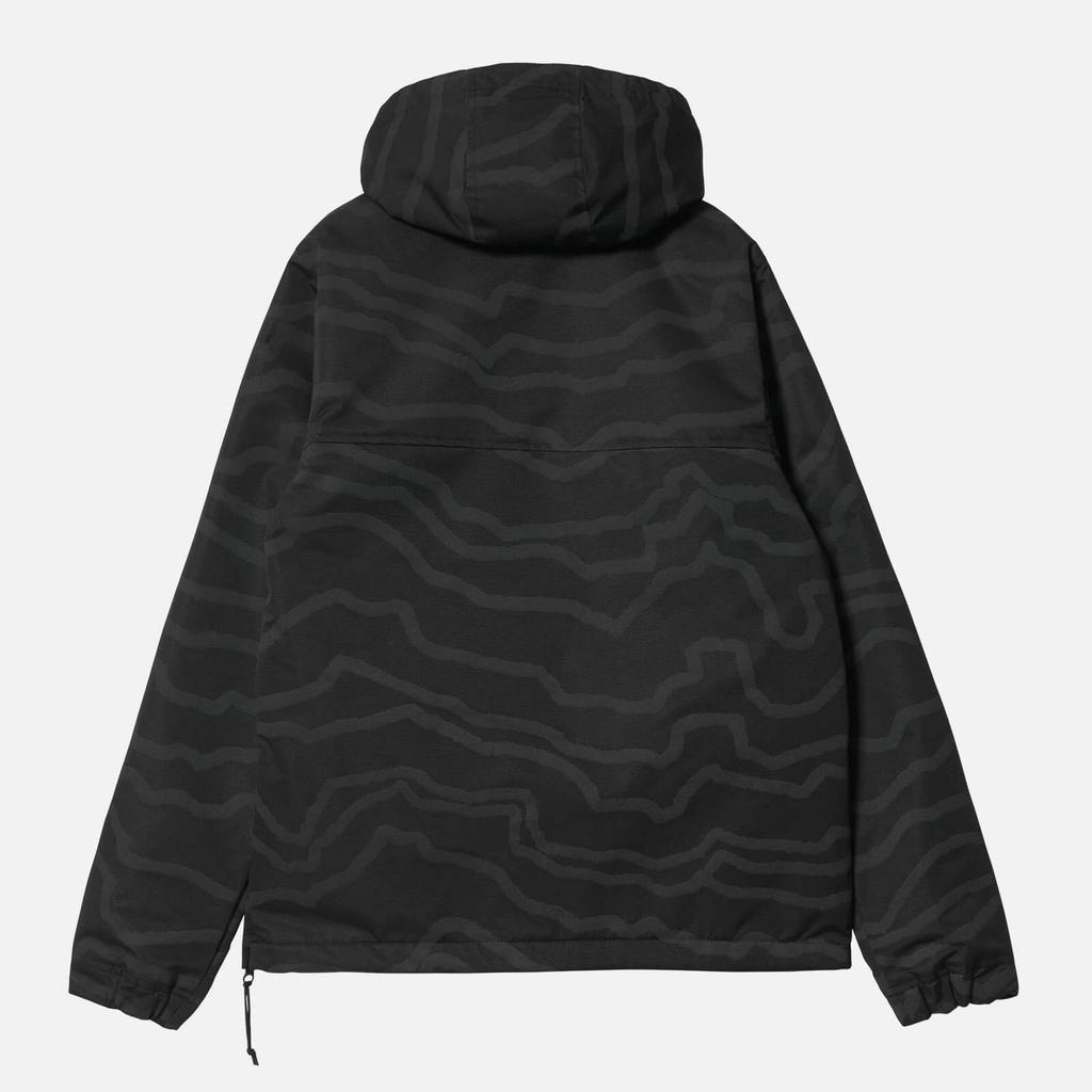 Carhartt WIP Women's Nimbus Pullover Jacket - Deep Freeze Print, Black/Reflective Black商品第2张图片规格展示