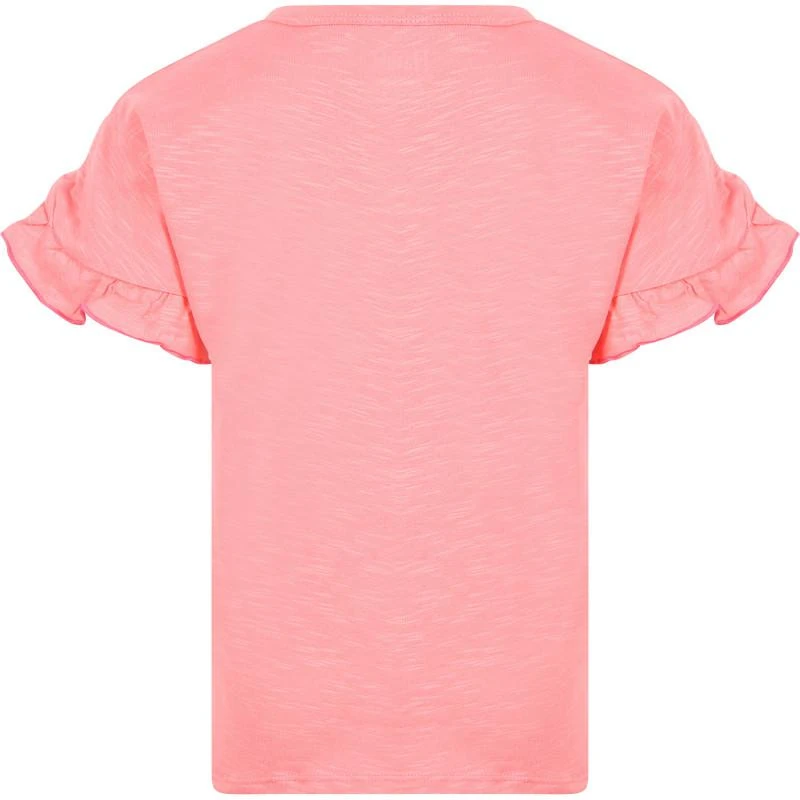 商品Hatley|Mermaid print ruffled t shirt in peach,价格¥318,第2张图片详细描述