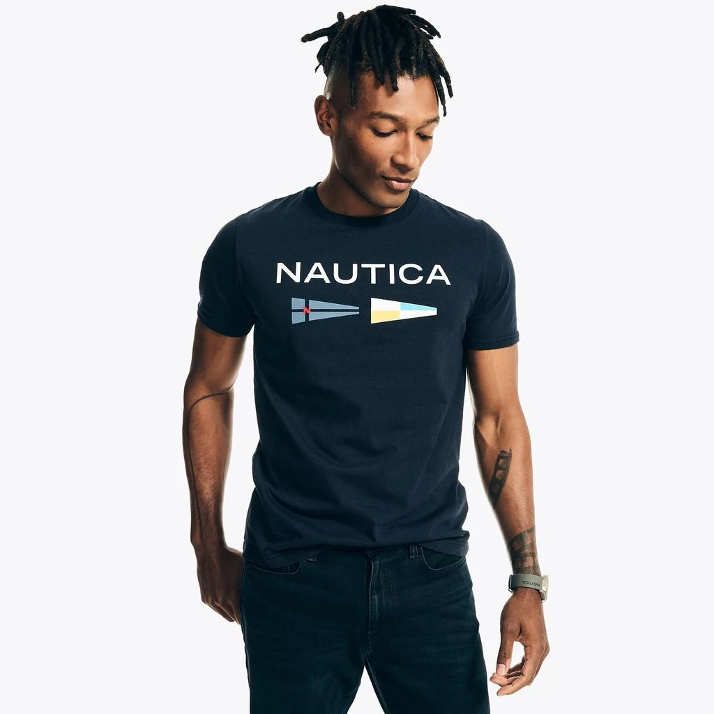 商品Nautica|Mens Logo Graphic T-Shirt,价格¥107,第1张图片