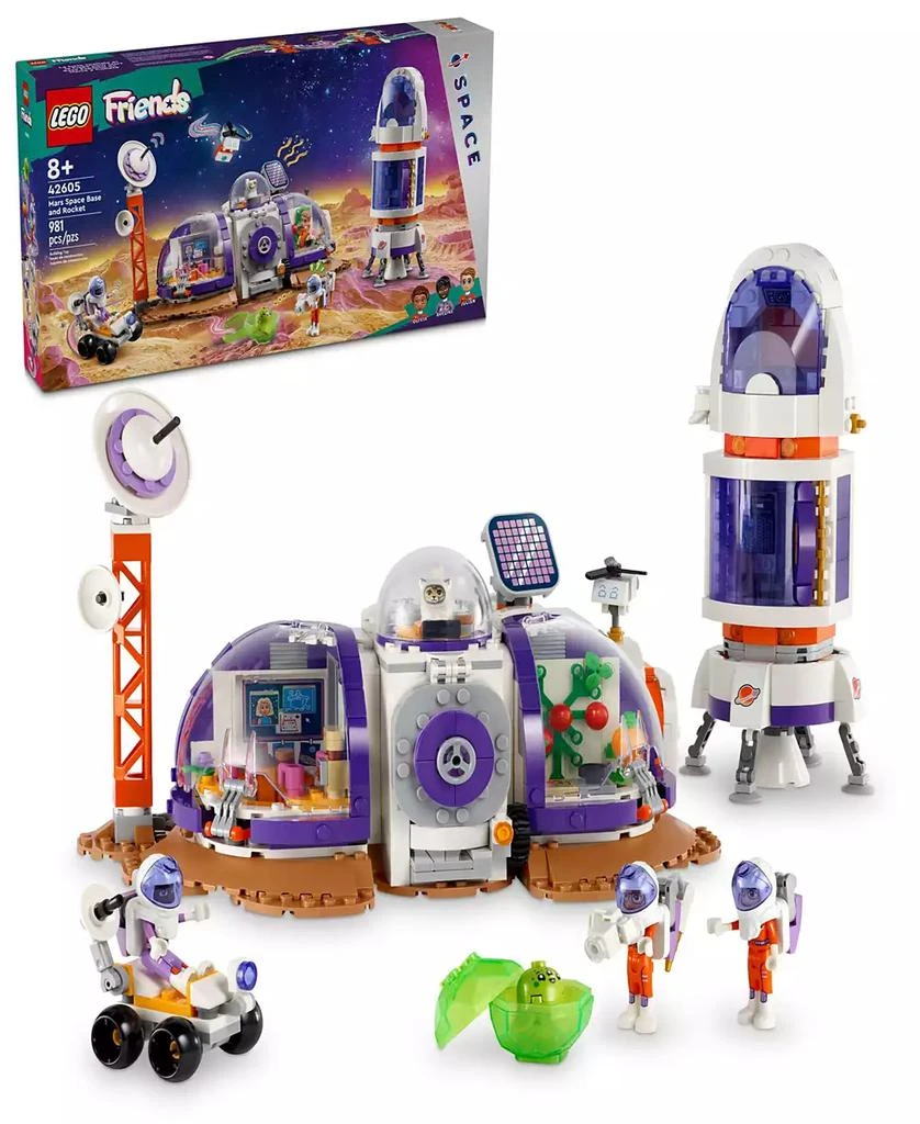 商品LEGO|LEGO Friends Mars Space Base and Rocket Toy for Pretend Play 42605,价格¥599,第1张图片