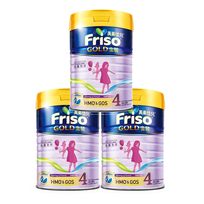 Friso美素佳儿港版金装婴幼儿配方奶粉4段（3-6岁）900g/罐（保税仓发货）（预售3个工作日内发货） 商品
