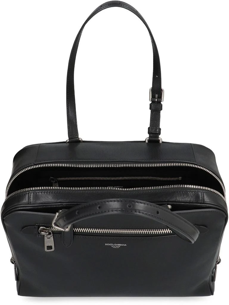 商品Dolce & Gabbana|Dolce & Gabbana Ellis Logo Stamp Briefcase,价格¥11629,第4张图片详细描述