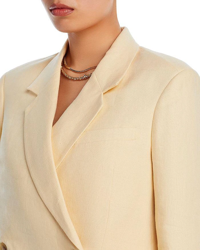 商品ANINE BING|Kaia Linen Blazer ,价格¥1196,第4张图片详细描述