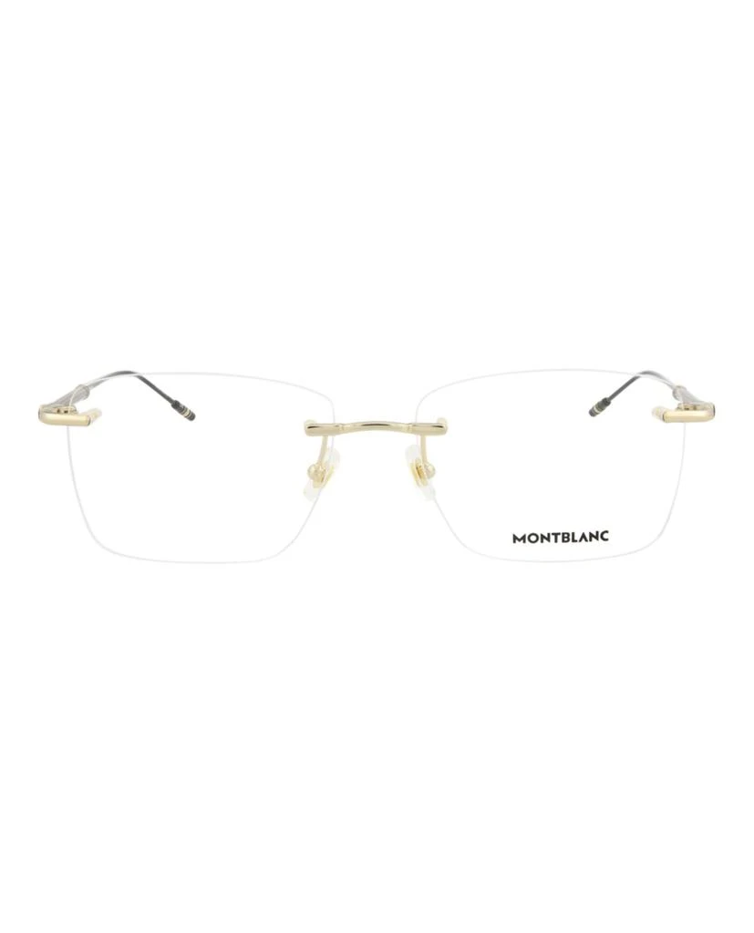 商品MontBlanc|Square-Frame Metal Optical Frames,价格¥972,第1张图片