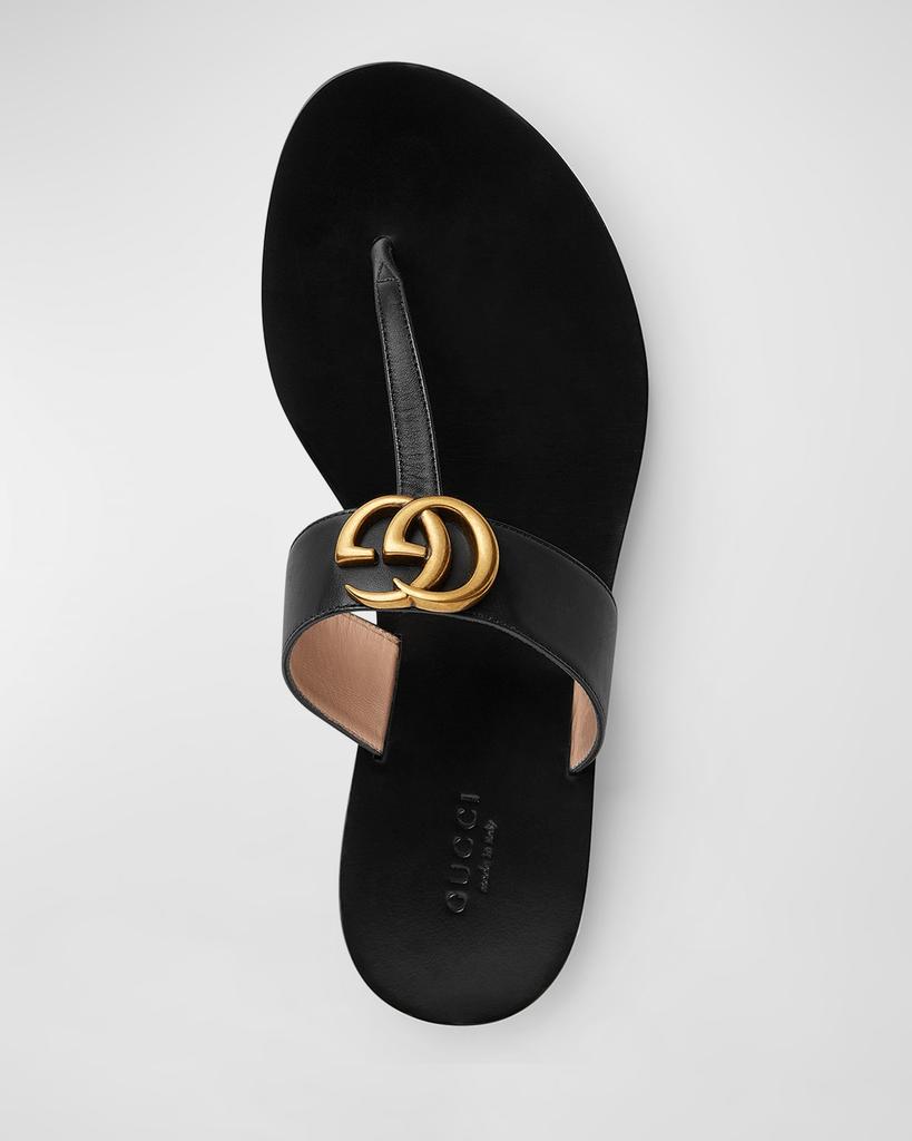 【関税&送料込】Gucci Camel Leather Thong Slippers Gucci Camel Leather Thong Slippers | italist