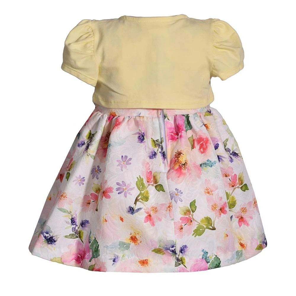 商品Bonnie Baby|Baby Girls Short Sleeved Cardigan Dress,价格¥101,第4张图片详细描述