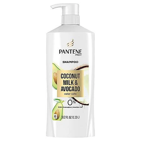 商品Pantene|Pantene Pro-V Coconut Milk and Avocado Shampoo (38.2 fl. oz.),价格¥82,第1张图片