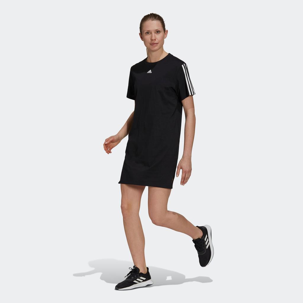 Women's adidas Essentials Loose 3-Stripes Dress商品第1张图片规格展示
