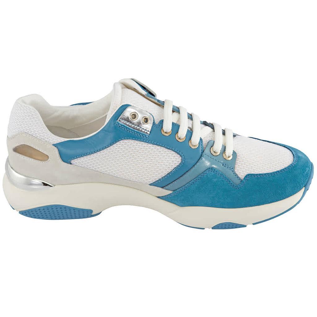 商品Salvatore Ferragamo|Suede Calf Leather Mesh Low-top Sneakers,价格¥2451,第1张图片
