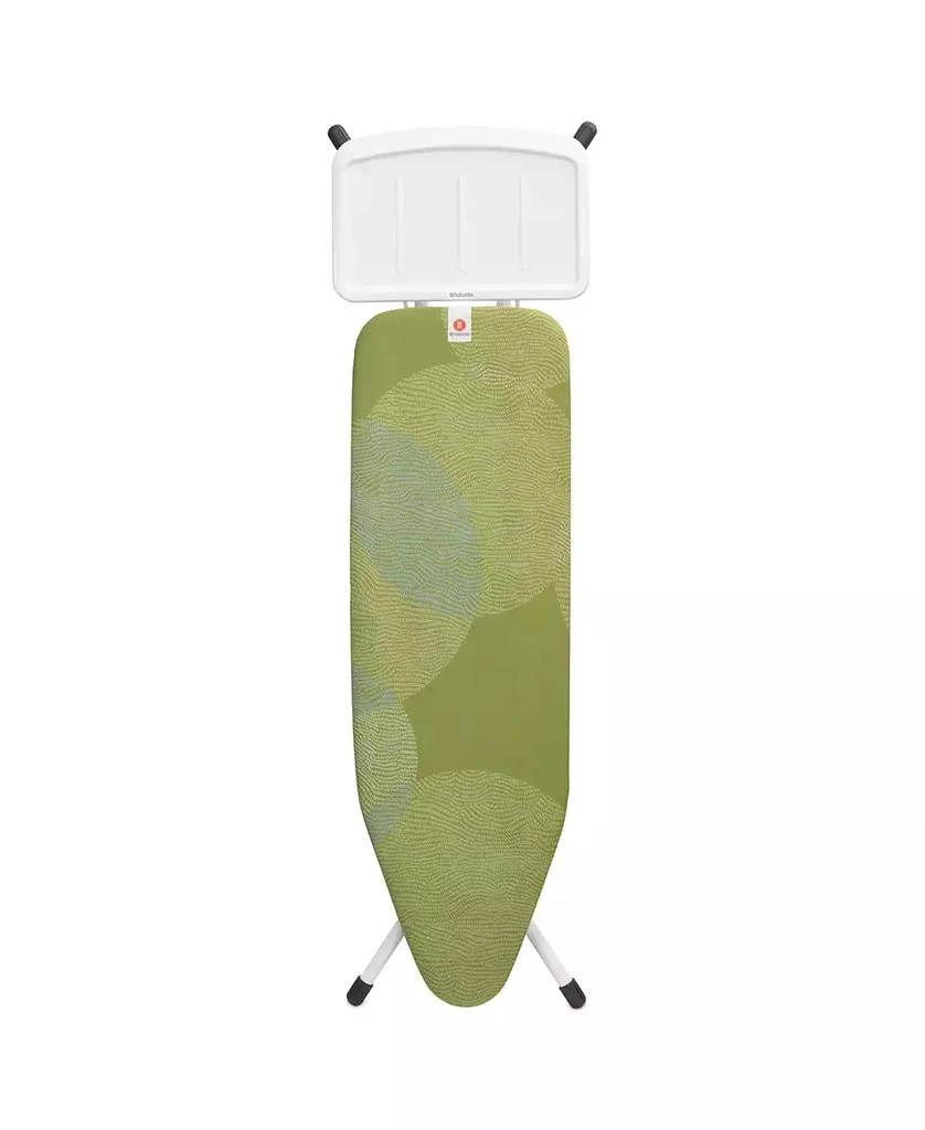商品Brabantia|Ironing Board B, 49 x 15" 124 x 38 Centimeter - Solid Steam Unit Holder, 1" 25 Millimeter White Frame,价格¥1024,第1张图片