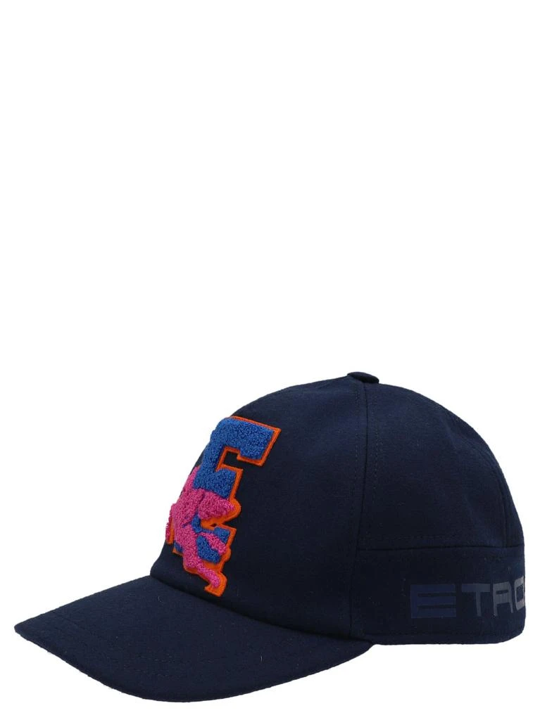 商品ETRO|Etro Logo Patch Curved-Peak Baseball Cap,价格¥1207,第4张图片详细描述