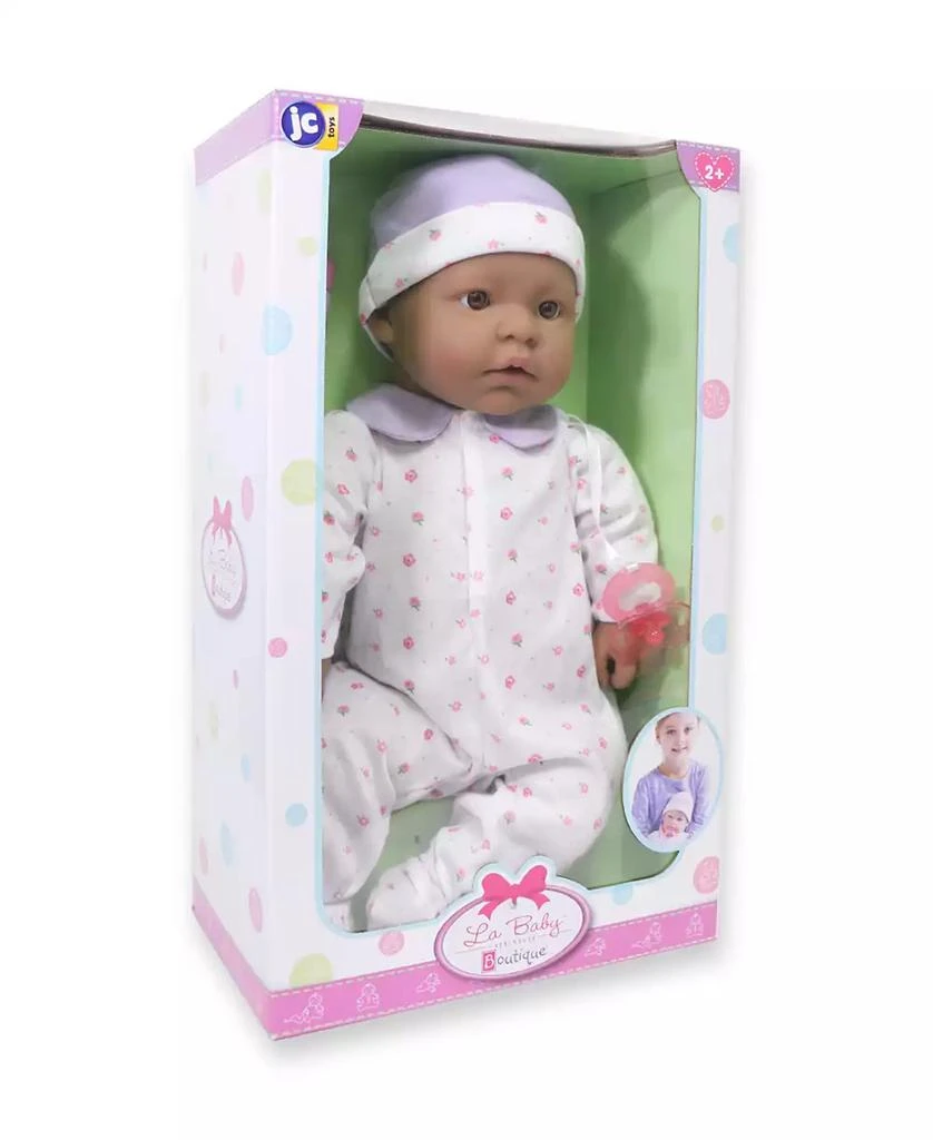 商品JC TOYS|La Baby Hispanic 20" Soft Body Baby Doll Purple Outfit,价格¥225,第4张图片详细描述