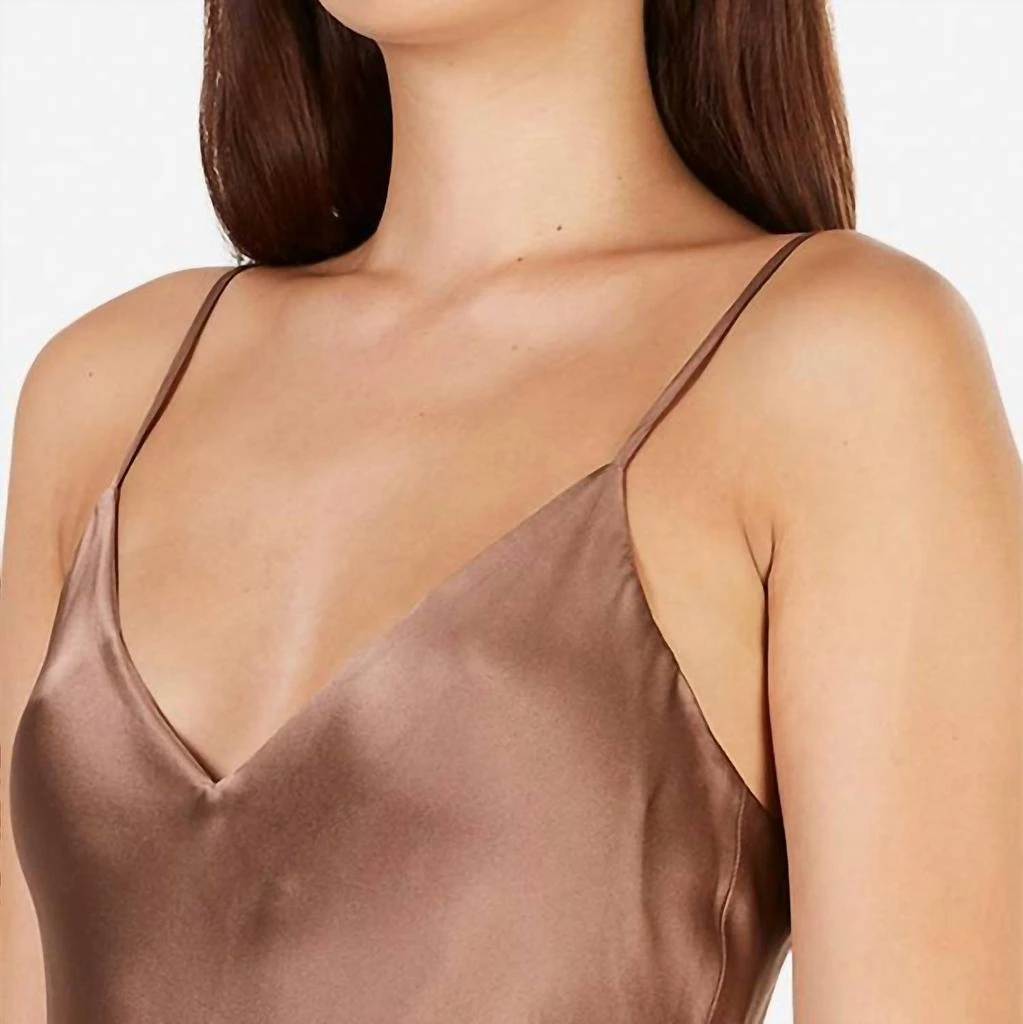 商品L'Agence|Jodie Slip Dress in Sparrow,价格¥2506,第4张图片详细描述