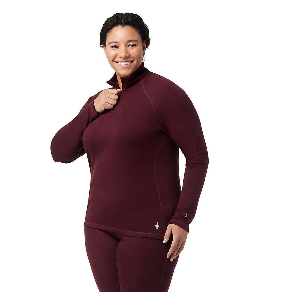 商品SmartWool|Smartwool Women's Classic Thermal Merino Base Layer 1/4 Zip Top - Plus,价格¥598-¥799,第6张图片详细描述