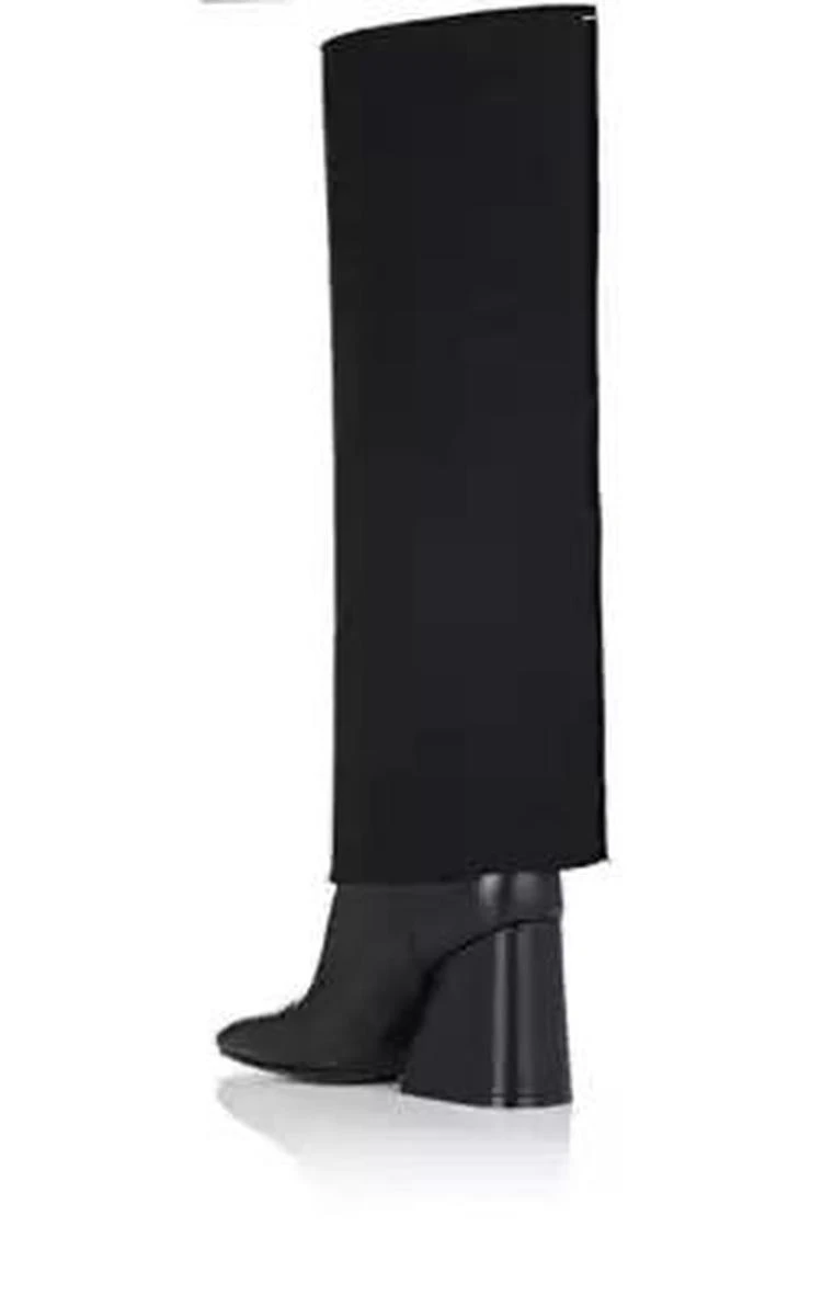 商品MAISON MARGIELA|Oversized-Cuff Leather Knee Boots,价格¥3786,第3张图片详细描述