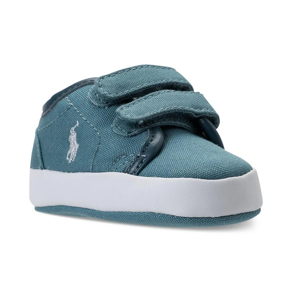 商品Ralph Lauren|Baby Boys' Ethan Low EZ Layette Casual Sneakers from Finish Line,价格¥187,第1张图片