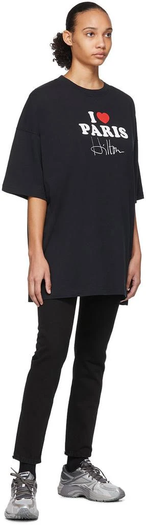 商品Vetements|SSENSE Exclusive  Black 'I Love Paris' 独家款T恤,价格¥854,第5张图片详细描述