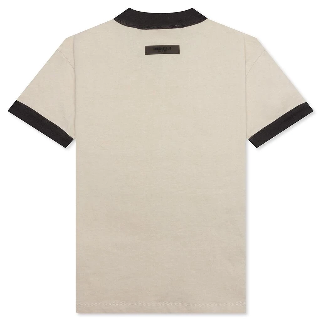 商品Essentials|Fear of God Essentials Kid's V-Neck Tee - Wheat,价格¥190,第2张图片详细描述