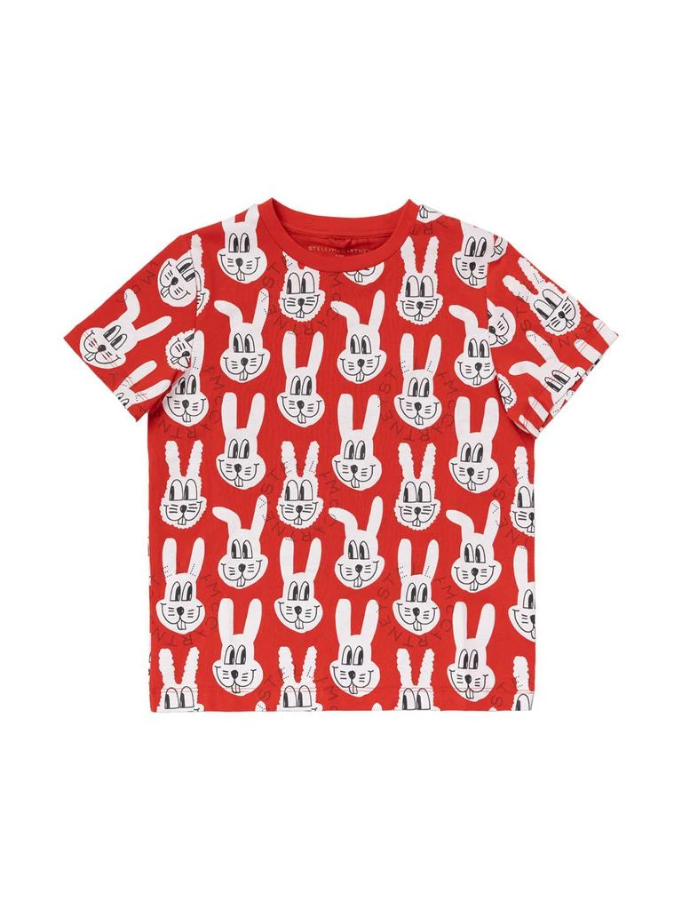 商品Stella McCartney|All Over Print Organic Cotton T-shirt,价格¥355,第1张图片