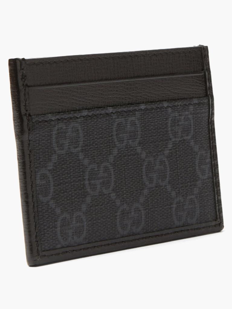 商品Gucci|Interlocking G Supreme canvas cardholder,价格¥1437,第5张图片详细描述