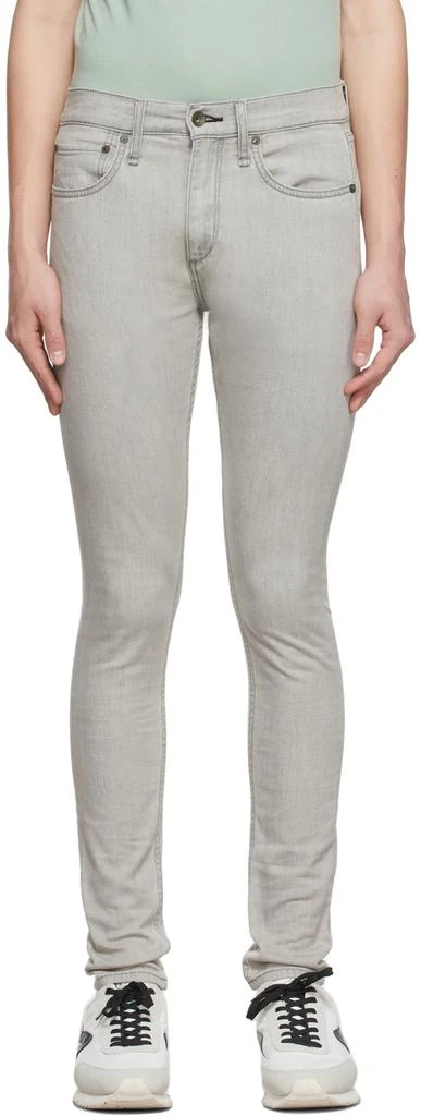 商品Rag & Bone|Grey Fit 1 Skinny Jeans,价格¥534,第1张图片