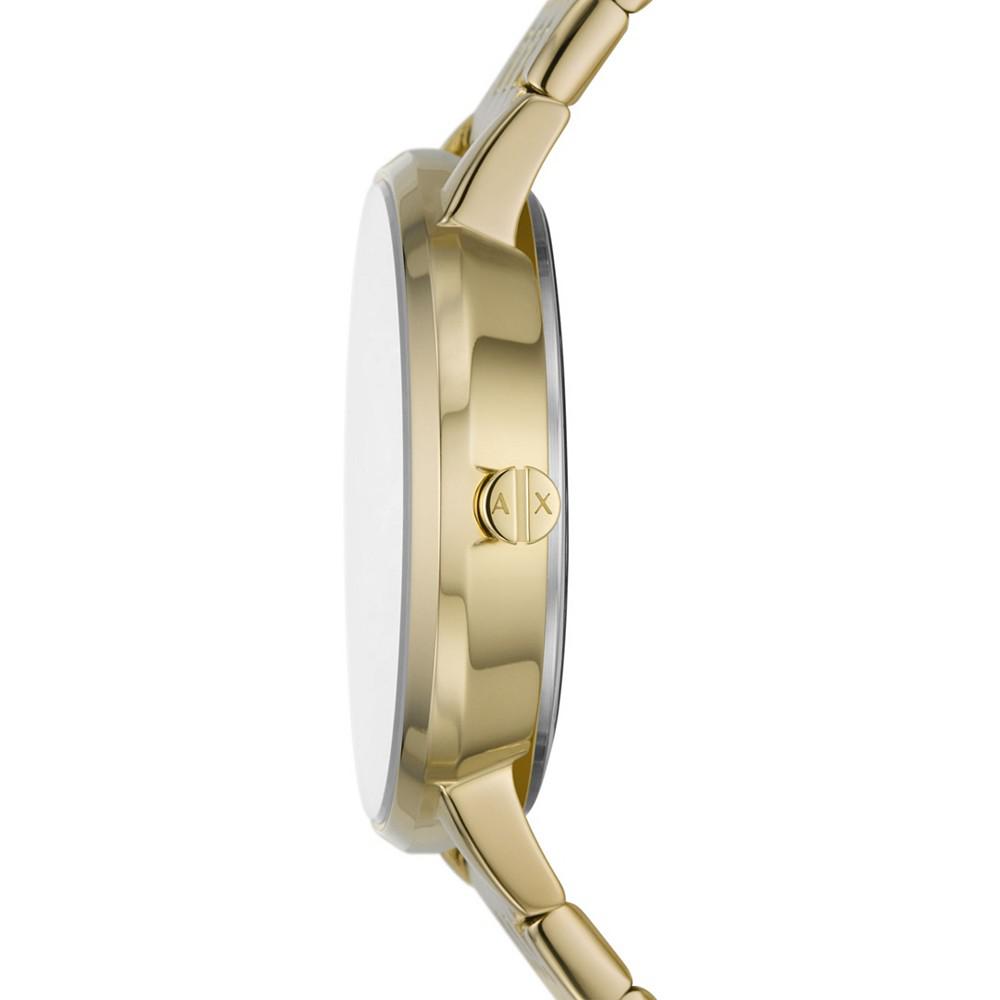 Women's Moonphase Multifunction Gold-Tone Stainless Steel Bracelet Watch, 36mm商品第2张图片规格展示