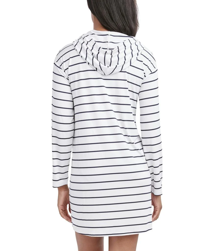 商品Nautica|Catch Stripe Hoodie Cover-Up,价格¥726,第2张图片详细描述