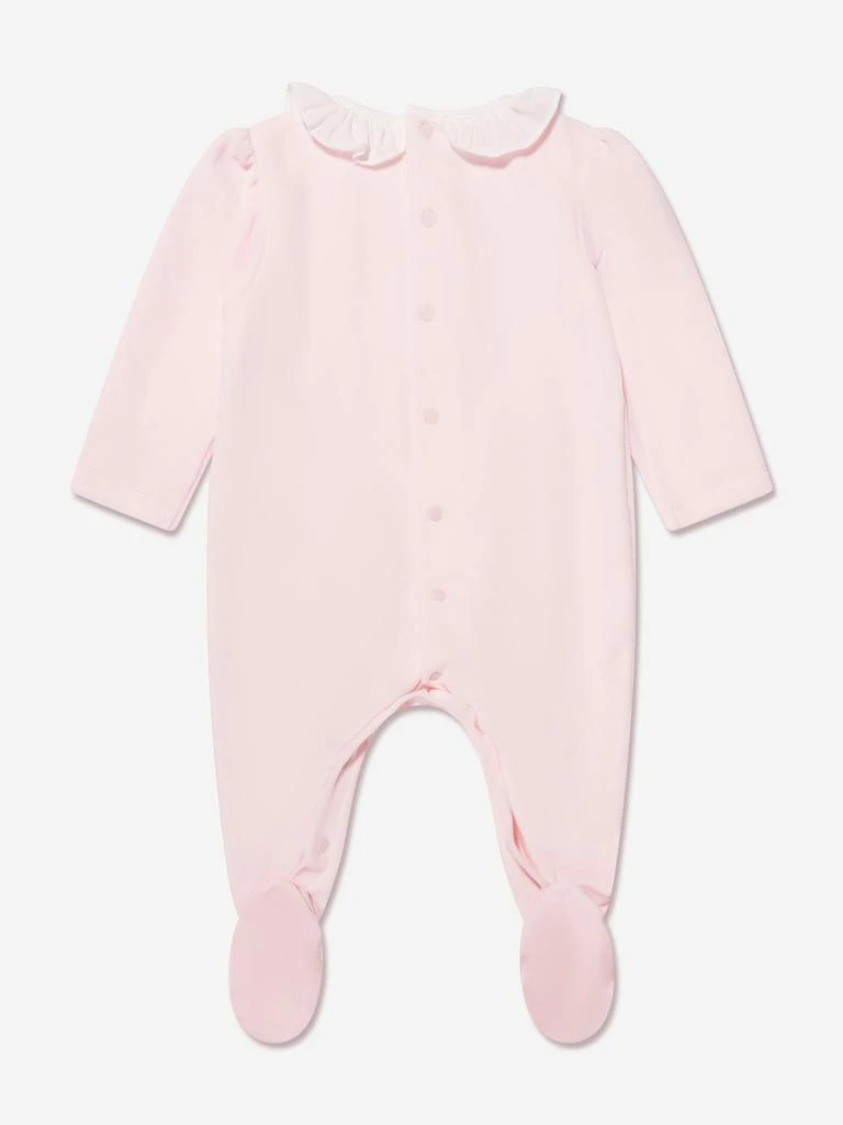 商品Paz Rodriguez|Baby Girls Velour Babygrow in Pink,价格¥573,第2张图片详细描述