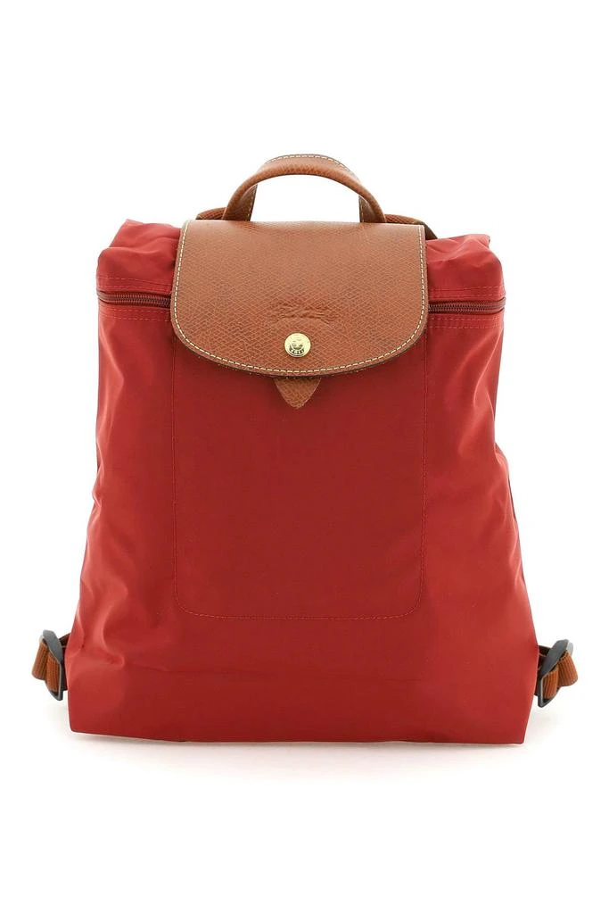 商品Longchamp|Longchamp nylon and leather le pliage original backpack,价格¥767,第1张图片