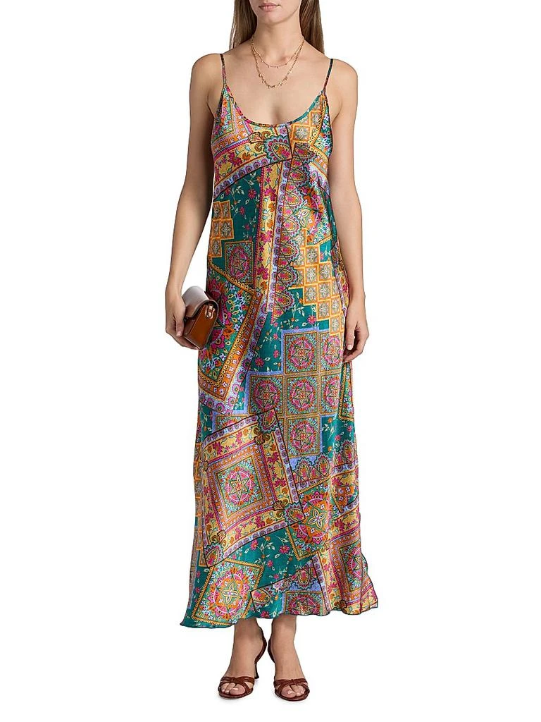 商品Johnny Was|Gigianna Printed Slip Dress,价格¥1952,第3张图片详细描述