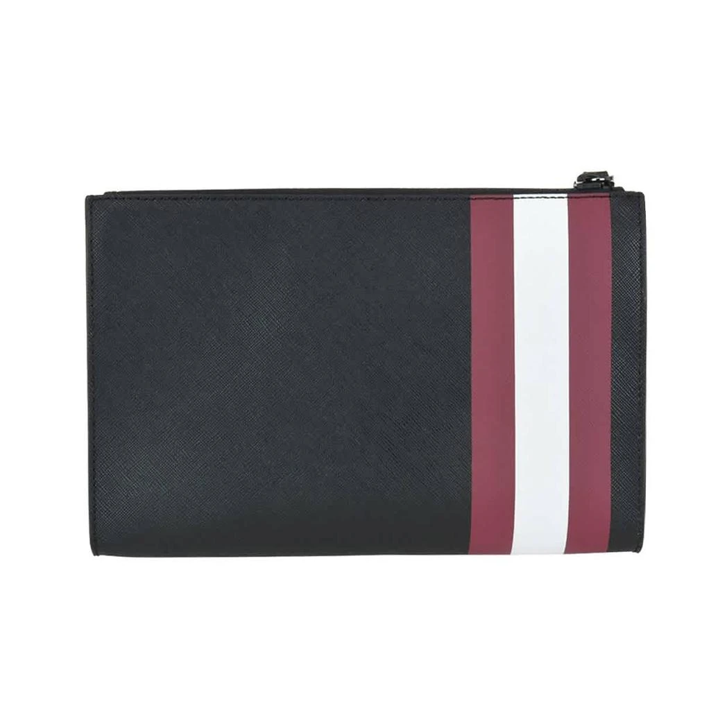 商品Bally|Bally Skid Black / Red Stripe Mens Clutch,价格¥1659,第3张图片详细描述