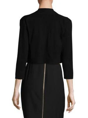 商品Calvin Klein|Long Sleeve Cropped Cardigan,价格¥188,第2张图片详细描述