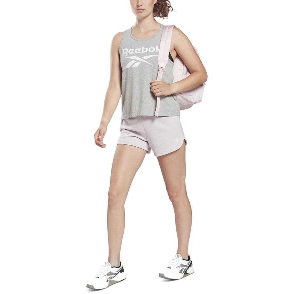 商品Reebok|Women's Identity Logo Racerback Jersey Tank Top,价格¥56,第5张图片详细描述